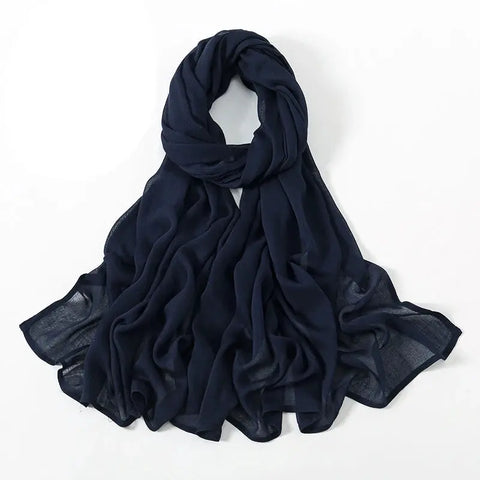 Viscose Hijab for Women Muslim Rayon Hijab Fashion Hijab Scarf Head Scarf Non-Slip Voile Femme Musulmane Ewkiki
