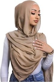 Voile Femme Musulmane Kebaya Women's Hijab Viscose Hijab for Women Muslim Cotton Hijab Fashion Hijab Scarf Ewkiki