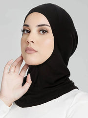 Muslim Turban Full Cover Islamic Caps Underscarf Inner Women's Hijab Cap Headscarf Long Shawl Wrap Neck Head Bonnet Hat Ewkiki