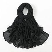 Viscose Hijab for Women Muslim Rayon Hijab Fashion Hijab Scarf Head Scarf Non-Slip Voile Femme Musulmane Ewkiki