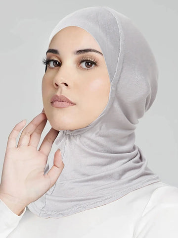Muslim Turban Full Cover Islamic Caps Underscarf Inner Women's Hijab Cap Headscarf Long Shawl Wrap Neck Head Bonnet Hat Ewkiki