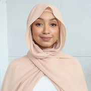 New Design Instant hijab high quality thick heavy stretchy chiffon hijab with inner hijab underscarf Ewkiki