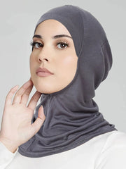 Muslim Turban Full Cover Islamic Caps Underscarf Inner Women's Hijab Cap Headscarf Long Shawl Wrap Neck Head Bonnet Hat Ewkiki