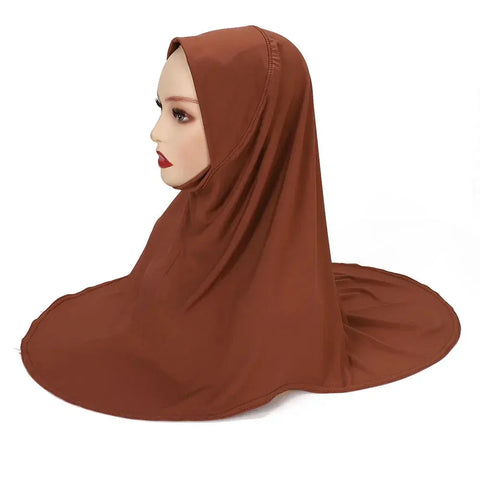 Modal Hijab Scarf Hijabs for Women Hijab Turban Arab Headgear Double Round Headscarf Bonnet Hijab Turbante Feminino Para Festa Ewkiki