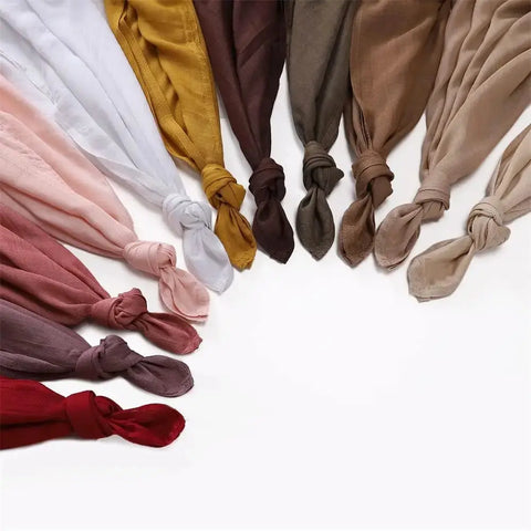 Voile Femme Musulmane Kebaya Women's Hijab Viscose Hijab for Women Muslim Cotton Hijab Fashion Hijab Scarf Ewkiki