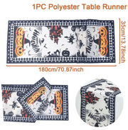 Halloween Table Runner Halloween Party Decoration Kids Favors Spooky Pumpkin Ghost Table Runner Trick or Treat Party Supplies