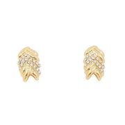 ewelry for Women Fashion Crystal Jewelry Set 18k Gold Plated Rhinestone Clear Crystal Necklace Earrings Accessories Gifts for Pr Ewkiki