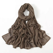 Viscose Hijab for Women Muslim Rayon Hijab Fashion Hijab Scarf Head Scarf Non-Slip Voile Femme Musulmane Ewkiki
