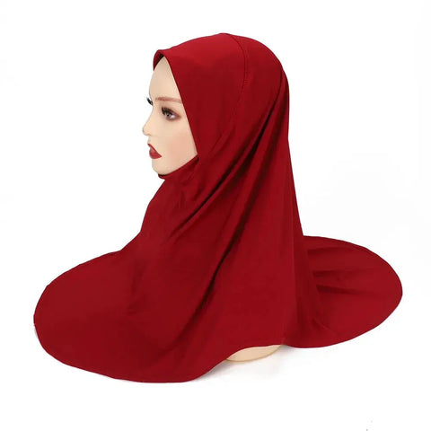 Modal Hijab Scarf Hijabs for Women Hijab Turban Arab Headgear Double Round Headscarf Bonnet Hijab Turbante Feminino Para Festa Ewkiki