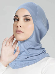 Muslim Turban Full Cover Islamic Caps Underscarf Inner Women's Hijab Cap Headscarf Long Shawl Wrap Neck Head Bonnet Hat Ewkiki
