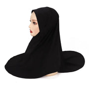 Modal Hijab Scarf Hijabs for Women Hijab Turban Arab Headgear Double Round Headscarf Bonnet Hijab Turbante Feminino Para Festa Ewkiki