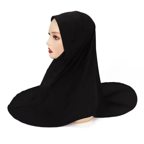 Modal Hijab Scarf Hijabs for Women Hijab Turban Arab Headgear Double Round Headscarf Bonnet Hijab Turbante Feminino Para Festa Ewkiki