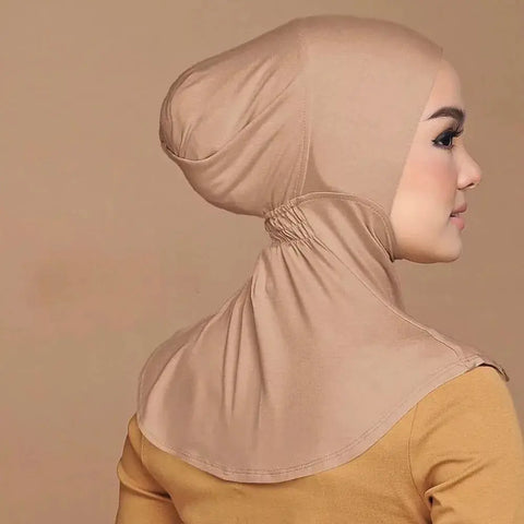 Under Scarf Hijab Cap Women Stretch Under Caps Solid Color Hijab Under Scarf Woman Hijab Cap Unisex Hijab Hats Turbans for Women Ewkiki