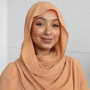 New Design Instant hijab high quality thick heavy stretchy chiffon hijab with inner hijab underscarf Ewkiki