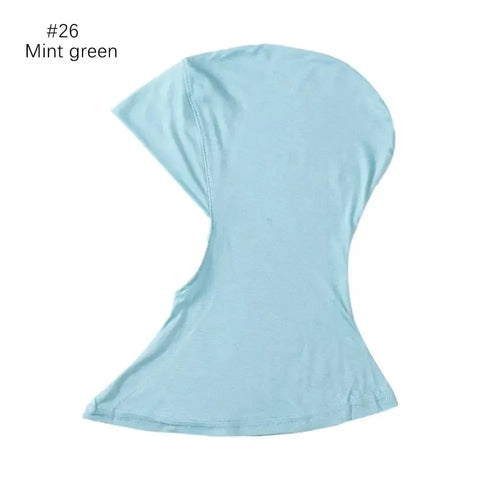 Under Scarf Hijab Cap Women Stretch Under Caps Solid Color Hijab Under Scarf Woman Hijab Cap Unisex Hijab Hats Turbans for Women Ewkiki