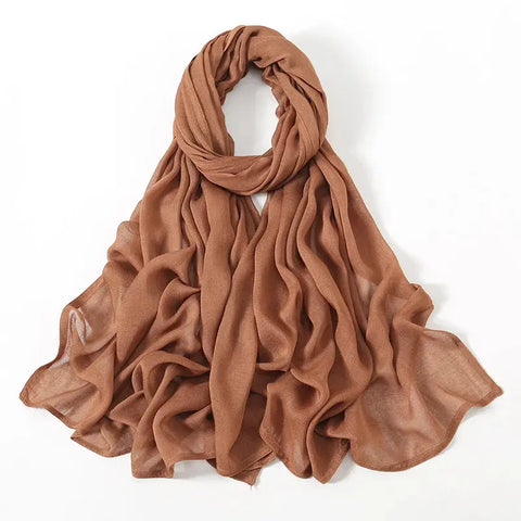Viscose Hijab for Women Muslim Rayon Hijab Fashion Hijab Scarf Head Scarf Non-Slip Voile Femme Musulmane Ewkiki