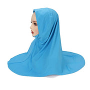 Modal Hijab Scarf Hijabs for Women Hijab Turban Arab Headgear Double Round Headscarf Bonnet Hijab Turbante Feminino Para Festa Ewkiki