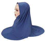 Modal Hijab Scarf Hijabs for Women Hijab Turban Arab Headgear Double Round Headscarf Bonnet Hijab Turbante Feminino Para Festa Ewkiki