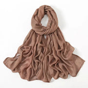 Viscose Hijab for Women Muslim Rayon Hijab Fashion Hijab Scarf Head Scarf Non-Slip Voile Femme Musulmane Ewkiki