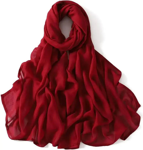 Voile Femme Musulmane Kebaya Women's Hijab Viscose Hijab for Women Muslim Cotton Hijab Fashion Hijab Scarf Ewkiki