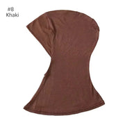 Under Scarf Hijab Cap Women Stretch Under Caps Solid Color Hijab Under Scarf Woman Hijab Cap Unisex Hijab Hats Turbans for Women Ewkiki
