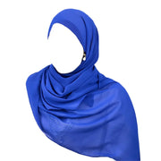 Muslim Hijab Arab Turkish Hijab with Zipper Chiffon Scarf Women's Fashion Plain Hijab Wrap Solid Color Shawl Headscaf 71x180cm Ewkiki