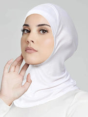 Muslim Turban Full Cover Islamic Caps Underscarf Inner Women's Hijab Cap Headscarf Long Shawl Wrap Neck Head Bonnet Hat Ewkiki