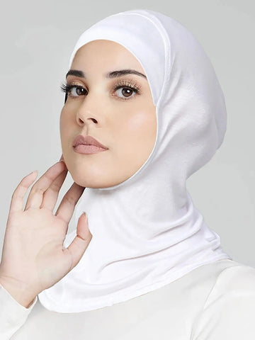 Muslim Turban Full Cover Islamic Caps Underscarf Inner Women's Hijab Cap Headscarf Long Shawl Wrap Neck Head Bonnet Hat Ewkiki