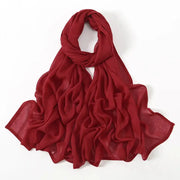 Viscose Hijab for Women Muslim Rayon Hijab Fashion Hijab Scarf Head Scarf Non-Slip Voile Femme Musulmane Ewkiki