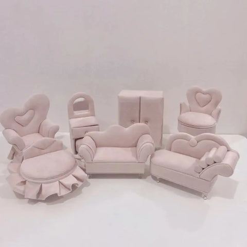 Sofa Shaped Jewelry Box Beautiful Jewelry Case Jewelry Storage Organizers Plush Texture for Fashionable Jewelry Storage Ewkiki