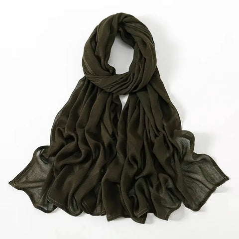 Viscose Hijab for Women Muslim Rayon Hijab Fashion Hijab Scarf Head Scarf Non-Slip Voile Femme Musulmane Ewkiki