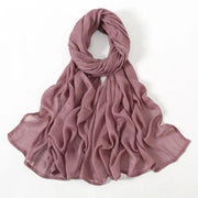 Viscose Hijab for Women Muslim Rayon Hijab Fashion Hijab Scarf Head Scarf Non-Slip Voile Femme Musulmane Ewkiki