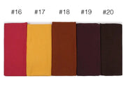 Women Pleated Hijab Headscarves For Women Chiffon Hijab Headband Scarf For Muslim Women Veil Hijab Georgette Crinkle Hijab Islam Ewkiki