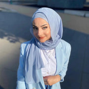 Fashion Beautiful Hijab Scarf Hijab Fashion Arabic Scarfs Plain Chiffon Hijab Scarf Ewkiki