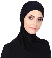 Under Scarf Hijab Cap Women Stretch Under Caps Solid Color Hijab Under Scarf Woman Hijab Cap Unisex Hijab Hats Turbans for Women Ewkiki