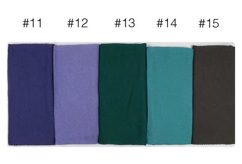 Women Pleated Hijab Headscarves For Women Chiffon Hijab Headband Scarf For Muslim Women Veil Hijab Georgette Crinkle Hijab Islam Ewkiki