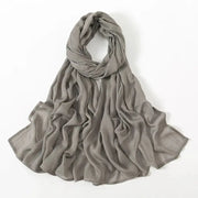 Viscose Hijab for Women Muslim Rayon Hijab Fashion Hijab Scarf Head Scarf Non-Slip Voile Femme Musulmane Ewkiki