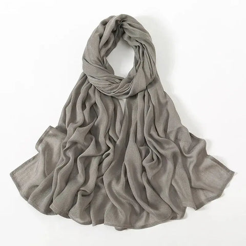 Viscose Hijab for Women Muslim Rayon Hijab Fashion Hijab Scarf Head Scarf Non-Slip Voile Femme Musulmane Ewkiki