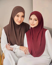 Modal Hijab Scarf Hijabs for Women Hijab Turban Arab Headgear Double Round Headscarf Bonnet Hijab Turbante Feminino Para Festa Ewkiki