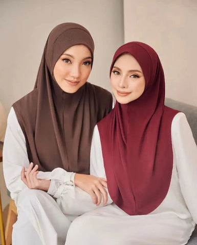 Modal Hijab Scarf Hijabs for Women Hijab Turban Arab Headgear Double Round Headscarf Bonnet Hijab Turbante Feminino Para Festa Ewkiki