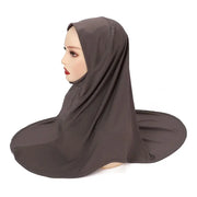 Modal Hijab Scarf Hijabs for Women Hijab Turban Arab Headgear Double Round Headscarf Bonnet Hijab Turbante Feminino Para Festa Ewkiki