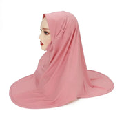 Modal Hijab Scarf Hijabs for Women Hijab Turban Arab Headgear Double Round Headscarf Bonnet Hijab Turbante Feminino Para Festa Ewkiki