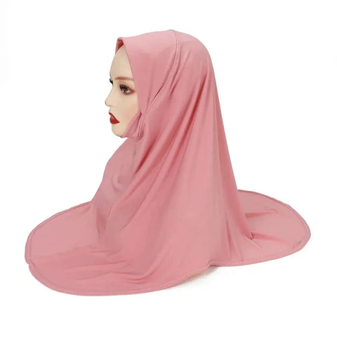 Modal Hijab Scarf Hijabs for Women Hijab Turban Arab Headgear Double Round Headscarf Bonnet Hijab Turbante Feminino Para Festa Ewkiki