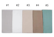 Women Pleated Hijab Headscarves For Women Chiffon Hijab Headband Scarf For Muslim Women Veil Hijab Georgette Crinkle Hijab Islam Ewkiki