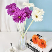 1 Bundle Silk Gerbera Wedding Home Decoration Artificial Flowers Home Decoration Sunflower Artificial Flowers - Ewkiki