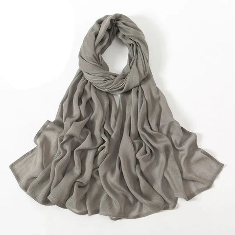 Viscose Hijab for Women Muslim Rayon Hijab Fashion Hijab Scarf Head Scarf Non-Slip Voile Femme Musulmane Ewkiki