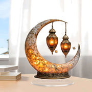 1 piece of moon lamp home decoration ornament suitable for home decoration, holiday desktop decoration, ideal family gift - Ewkiki